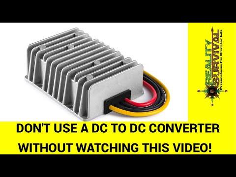 Don't Use A 12 volt DC To 24 volt DC Converter With A Solar Generator Until You Watch This!