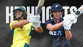 Suzie Bates Smashes 50 and Kerr Takes 4-Fer | Highlights | New Zealand Women v Australia 3rd ODI