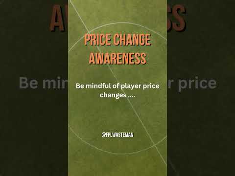 Mastering FPL: Price Changes #football #fpl#premierleague