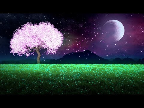 10 Hours Relaxing Sleep Music + Crickets Sound 🎵 Stress Relief Music, Insomnia (My Family)