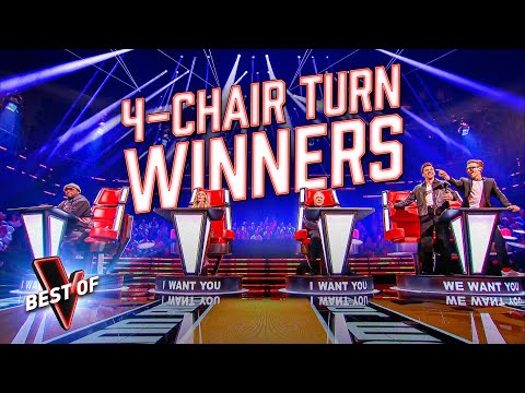 Incredible The Voice WINNERS Who Turned All Four Chairs in the Blind Auditions