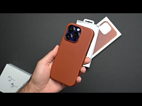 Apple iPhone 14 Pro Leather Case Review!