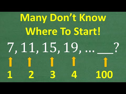 Can You Find the 100th Term? Arithmetic Sequence Challenge! Many don’t know where to start!