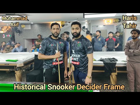 Snooker Historical Deciding Frame 3_3 | Haris Tahir VS Muhammad Asif | Snooker QF Match | Champions