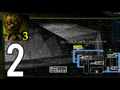 Five nights at Freddy's 3 - Gameplay walkthrough part 2 - Night 2 (Android, iOS)