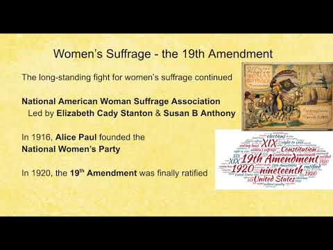 Mr. L - APUSH - Progressive Era (child labor, prohibition, women's suffrage & TR's domestic policy)