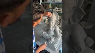 Eco-friendly Ganpati making 2023 #viral #shortvideos #bappa #ganpati2023 #lalbaughcharaja #shorts