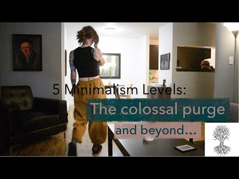 The 5 minimalism levels: The colossal purge & beyond...