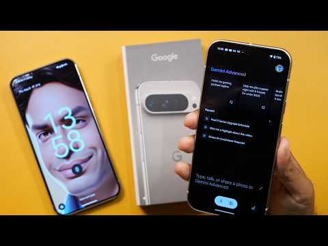 Pixel 9 Smartphones AI Features & Gemini Live in Action