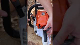 How to Start Stihl MS 261 C-M #stihl #chainsaws #shorts #stihlchainsaw