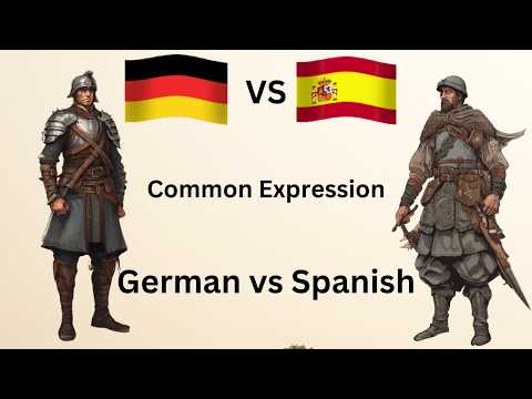 German vs Spanish Common Expressions with English Translation