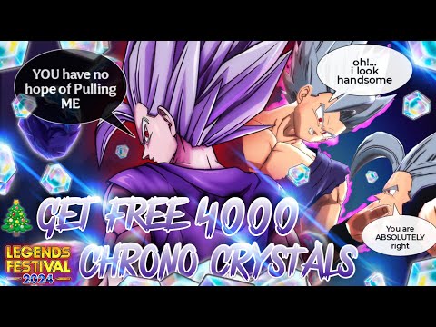 GET FREE 4000 CHRONO CRYSTALS IN LEGENDS FESTIVAL FAST BEFORE NEW YEAR COMES DB Legends