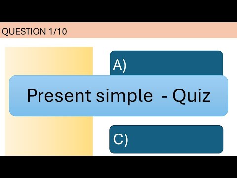 Present simple quiz