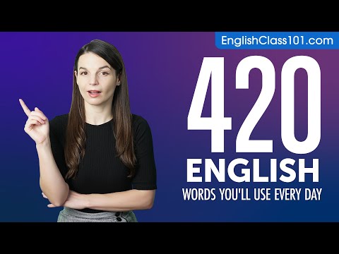 420 English Words You'll Use Every Day - Basic Vocabulary #82