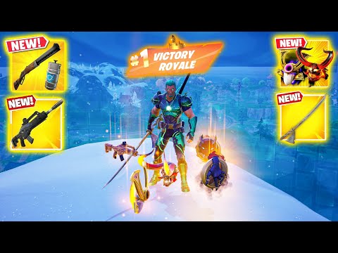 STYGIAN ZEUS vs ALL NEW MEDALLIONS & MYTHIC WEAPONS ( NEW! Fortnite Chapter 6 Season 1 )