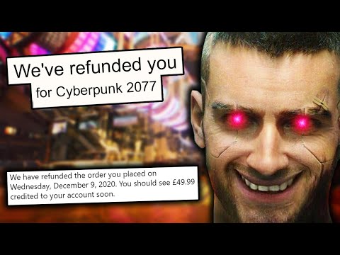 I Refunded Cyberpunk 2077 and it said LMAO