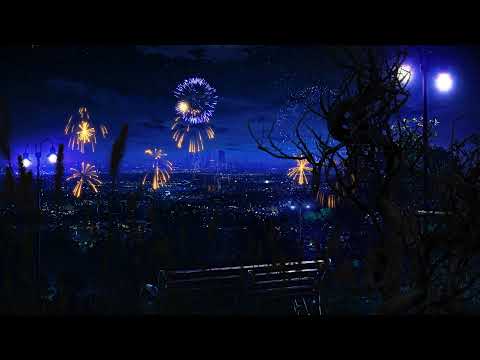 Fantasy City Fireworks | HD Relaxing Screensaver