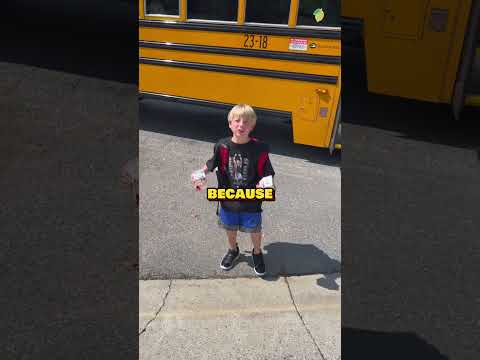 Boy Celebrates Last Day Of School 🥳