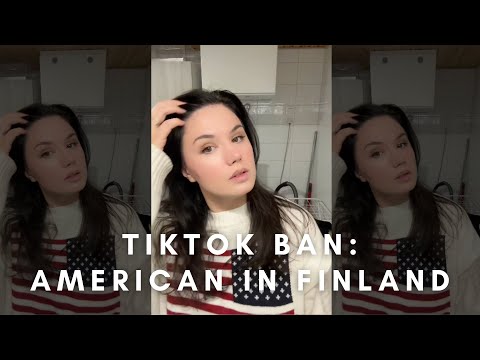 TikTok Ban: American in Finland