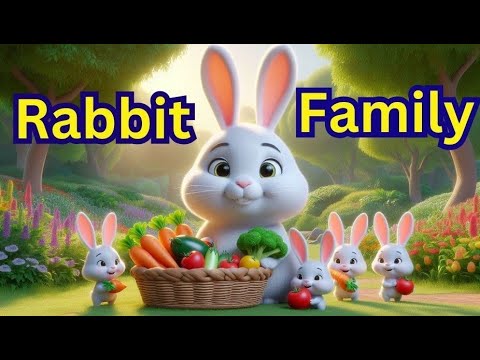 Rabbit Family | Parents Love | Cartoons for Kids | Life Lessons For Kids | Bedtime Stories