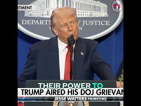 Trump Announces New Chapter in American Justice