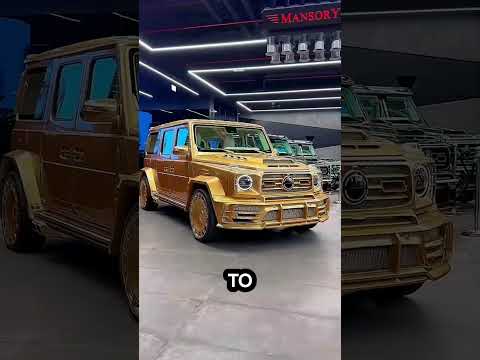 You won't believe how much this GOLD G Wagon COST!