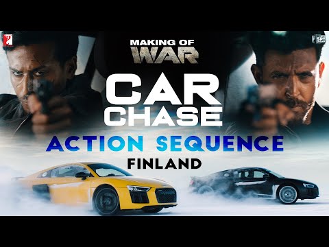 Making of War | Car Chase Action Sequence - Finland | Hrithik Roshan, Tiger Shroff, Siddharth Anand