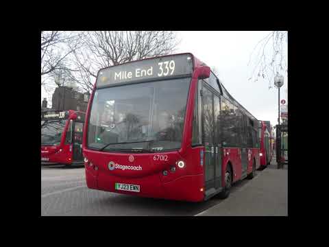 Optare Metrocity (Switch Mobility) Stagecoach 67012 YJ23EWN on 339 Being Curtailed at Mile End Stand