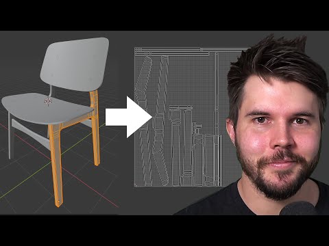 Blender Beginner UV Unwrapping Tutorial (Chair Part 7)