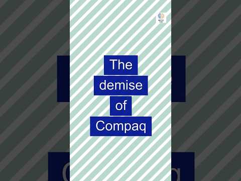 The demise of Compaq #fail #learning #business #facts #new #mba #trending #casestudy #compaq #laptop