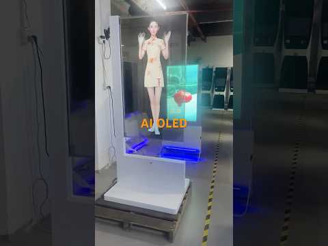 Avlink 55inch transparent OLED display high quality touch screen digital signage China best factory