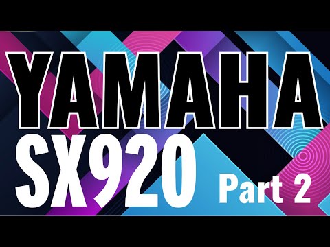 Yamaha New SX920 Demo Part 2