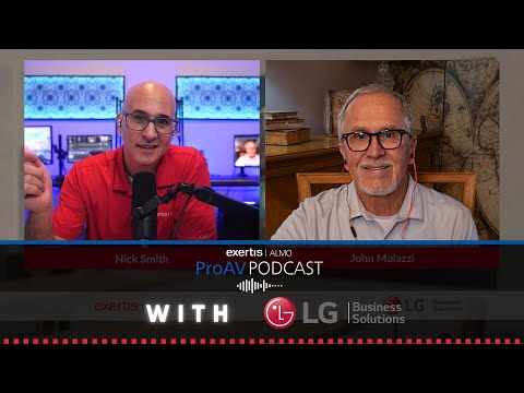 Exertis Almo Pro AV Podcast | LG DVLED with John Mulazzi