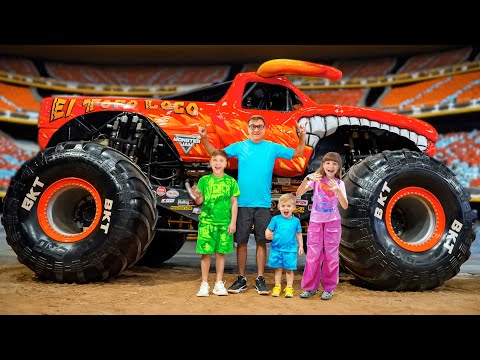 Roma and Diana visited MONSTER JAM Show 2024