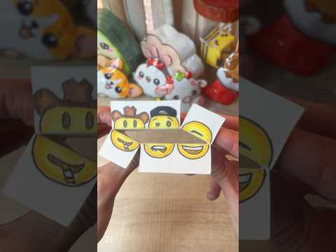 Diy Cute emojis 🤠😉 #art #diy #crafts #papercraft #thingstodo #cute #cutecraft