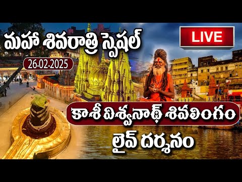 LIVE : మహా శివరాత్రి రోజున - Kashi Vishwanath Live Darshan | Maha Shivarathri Special | 26-02-2025