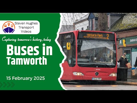 Buses in Tamworth 15 February 2025