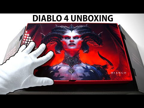 The Diablo 4 Unboxing - Press kit, Collector's Edition, Xbox Series X Console