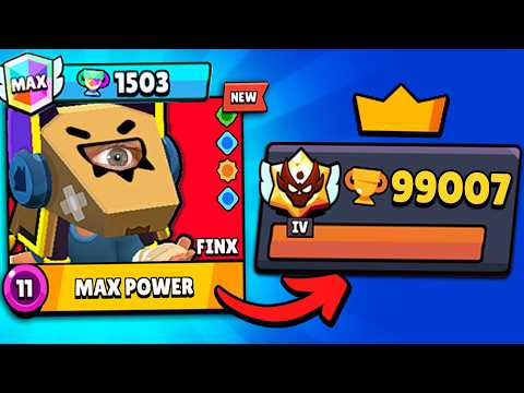 I pushed FINX to get 99,000 Trophies in Brawl Stars!