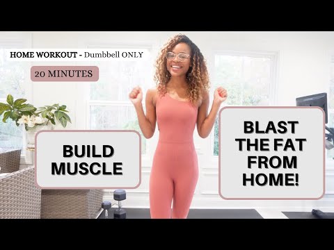 FULL BODY- 25 Minutes of FAT BURNING AND MUSCLE BUILDING FROM HOME #homeworkout