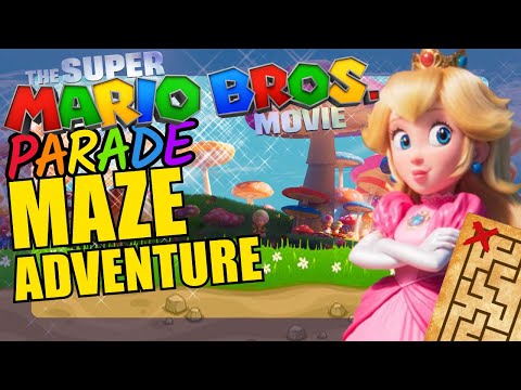 Super Mario Princess Peach Maze Adventure Educational Video for Kids