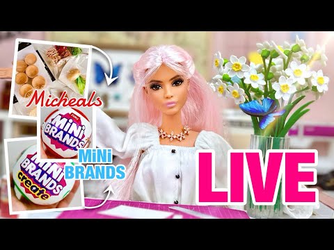 LIVE Opening Mini Brands & Micheals Miniatures + Q&A