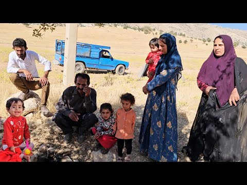 Nomadic life: meeting Ali and Afsanah and Ali and her family staying with Afsanah🤲