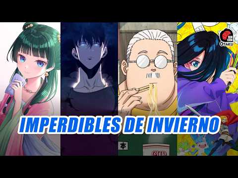 ESTOS SON LOS ANIMES IMPERDIBLES DE INVIERNO 2025 | Rincón Otaku