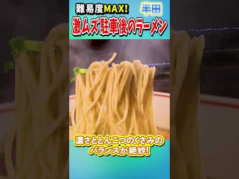 【半田市】難易度MAX！激ムズ駐車後のラーメン