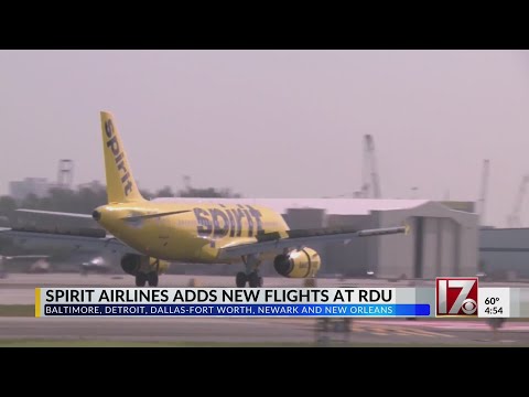 Spirit Airlines adds 5 new flights at RDU