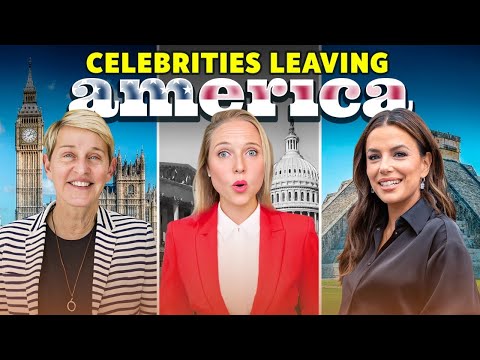 Celebrities Are FLEEING the USA - Here's Where They're Going