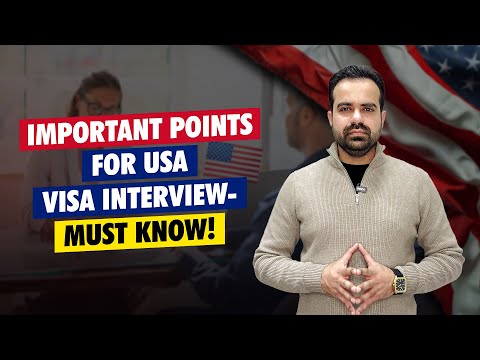 ✅ USA Visa Interview Tips: Important Points to Succeed in 2024!