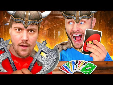 4 Idiots Become Vikings in Uno