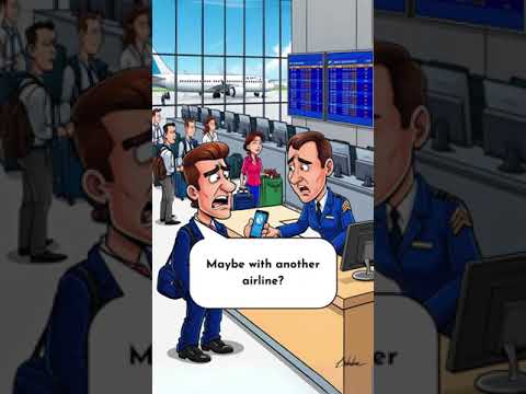 Handling a Flight Cancellation: APractical Airport Conversation"